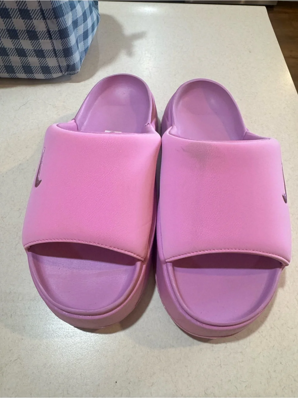 Nike elevation Pink Women's Platform Slide Sandals